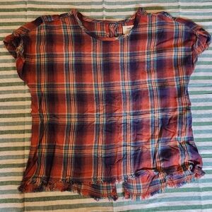 Anthropologie Plaid Medium Shirt